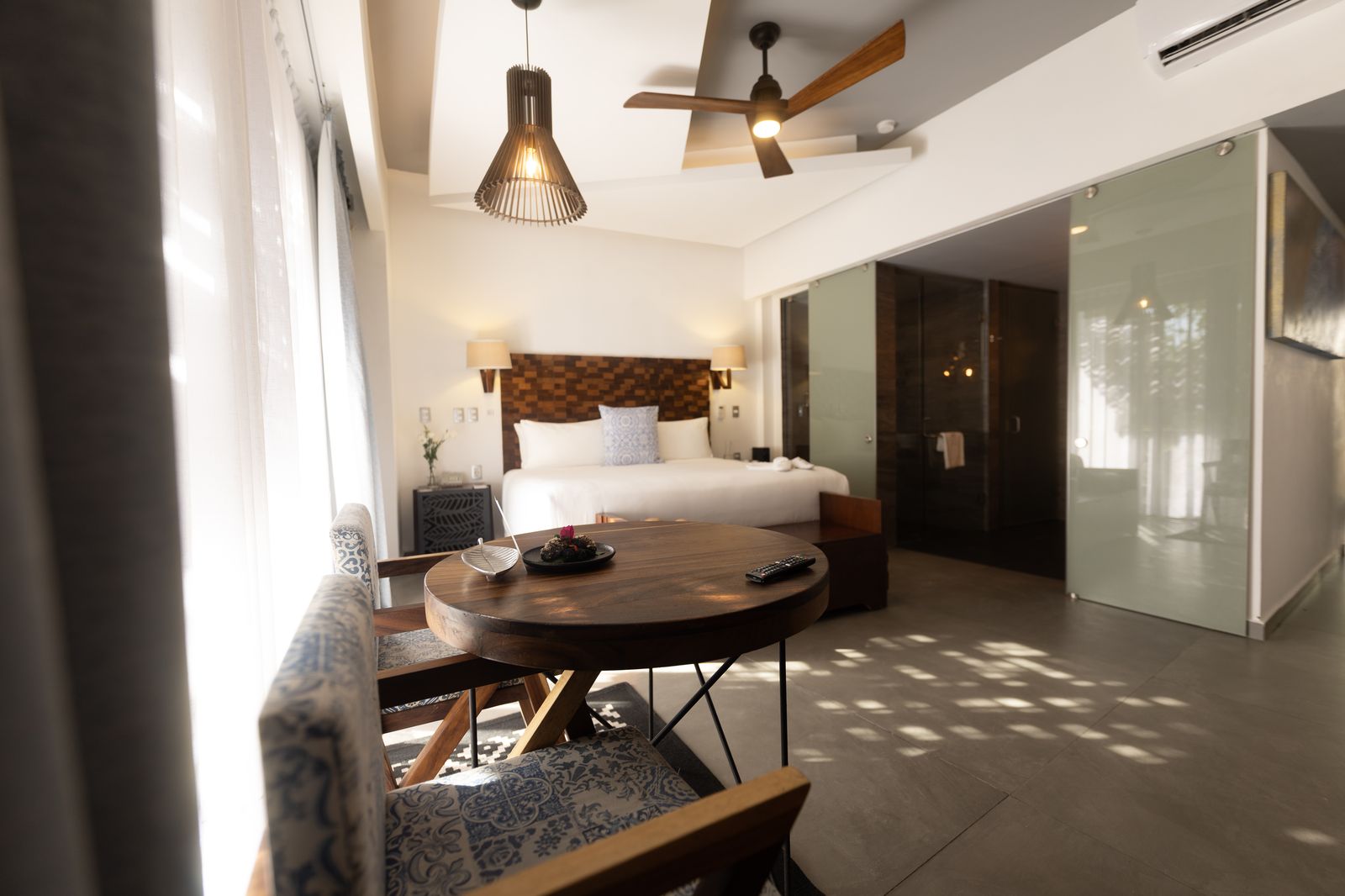 Interior of the Ixchel Suite at Mía Bacalar, Bacalar, Quintana Roo